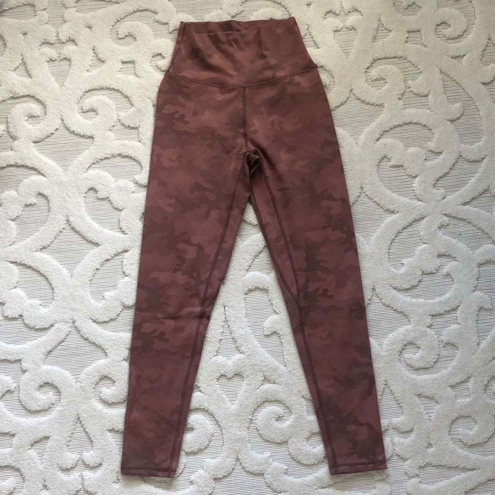 P'tula Brown Camo High-Waist Leggings